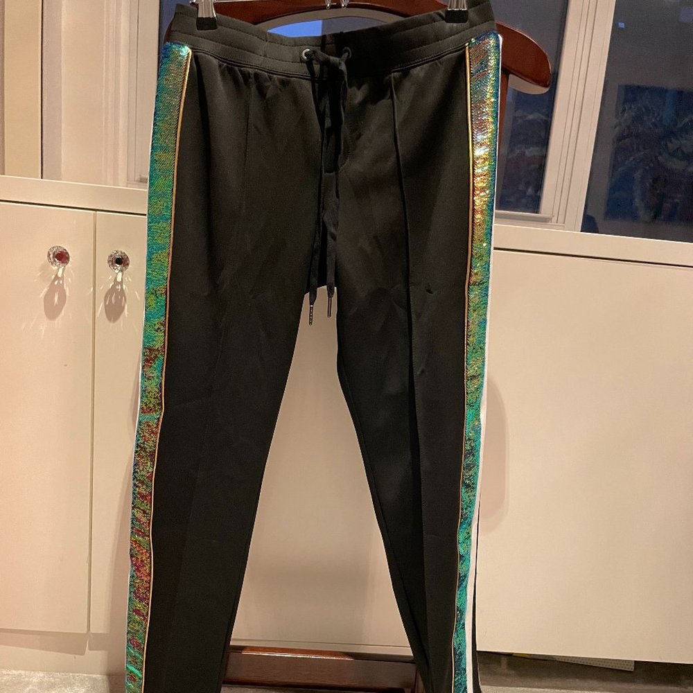Pam & Gela Sequin Track Pants (S)